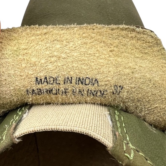 Free People Brady Green Suede Loafers Sz:37/ 7 - Picture 9 of 12